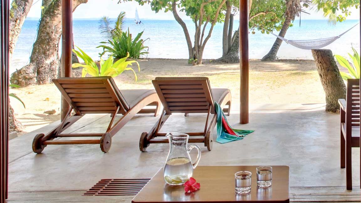 Tropical Beachfront Bure in Fiji