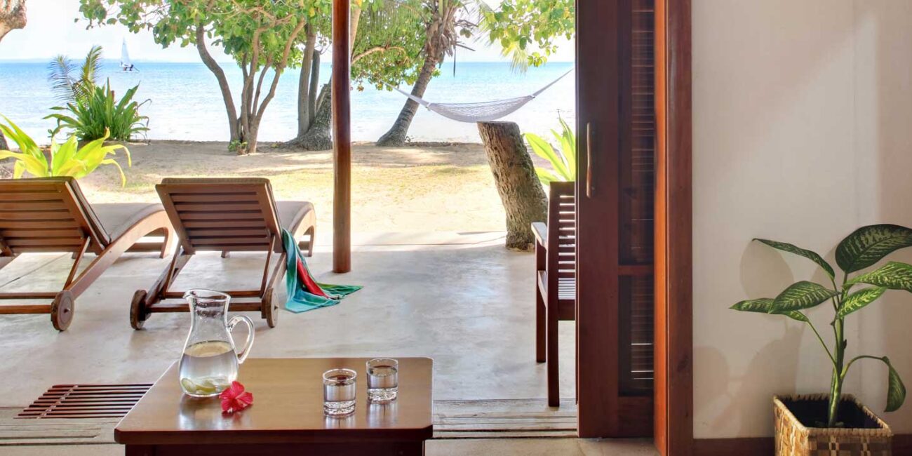 Tropical Beachfront Bure in Fiji